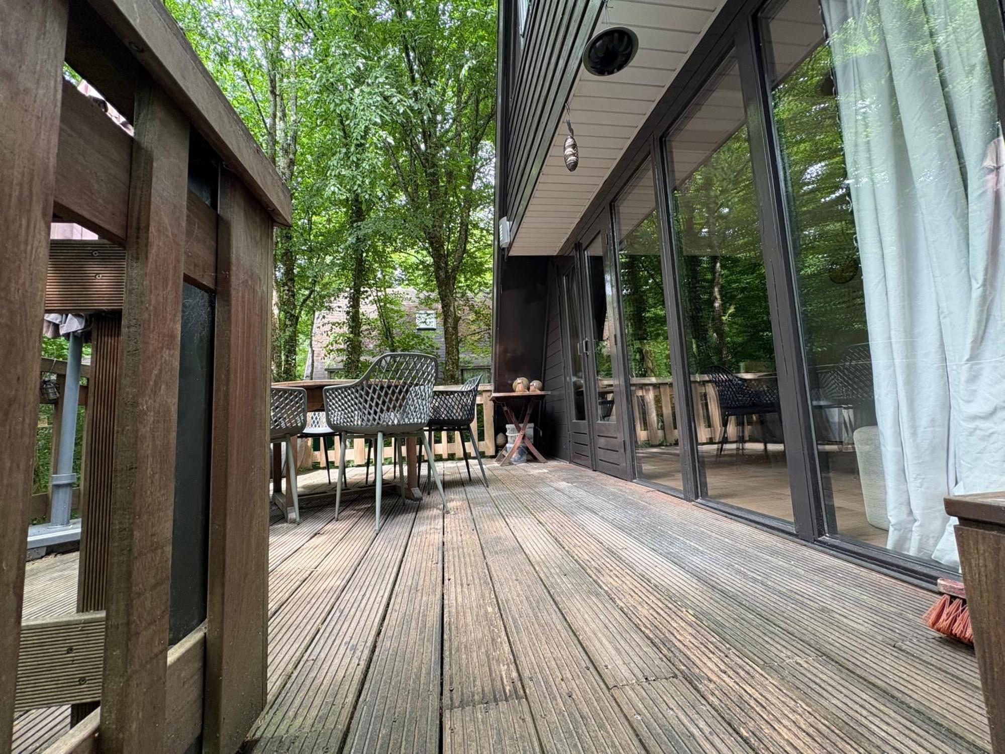 Chalet Sequoia 138 Nature, Piscine Et Chien Bienvenu A Дюрбюї Екстер'єр фото